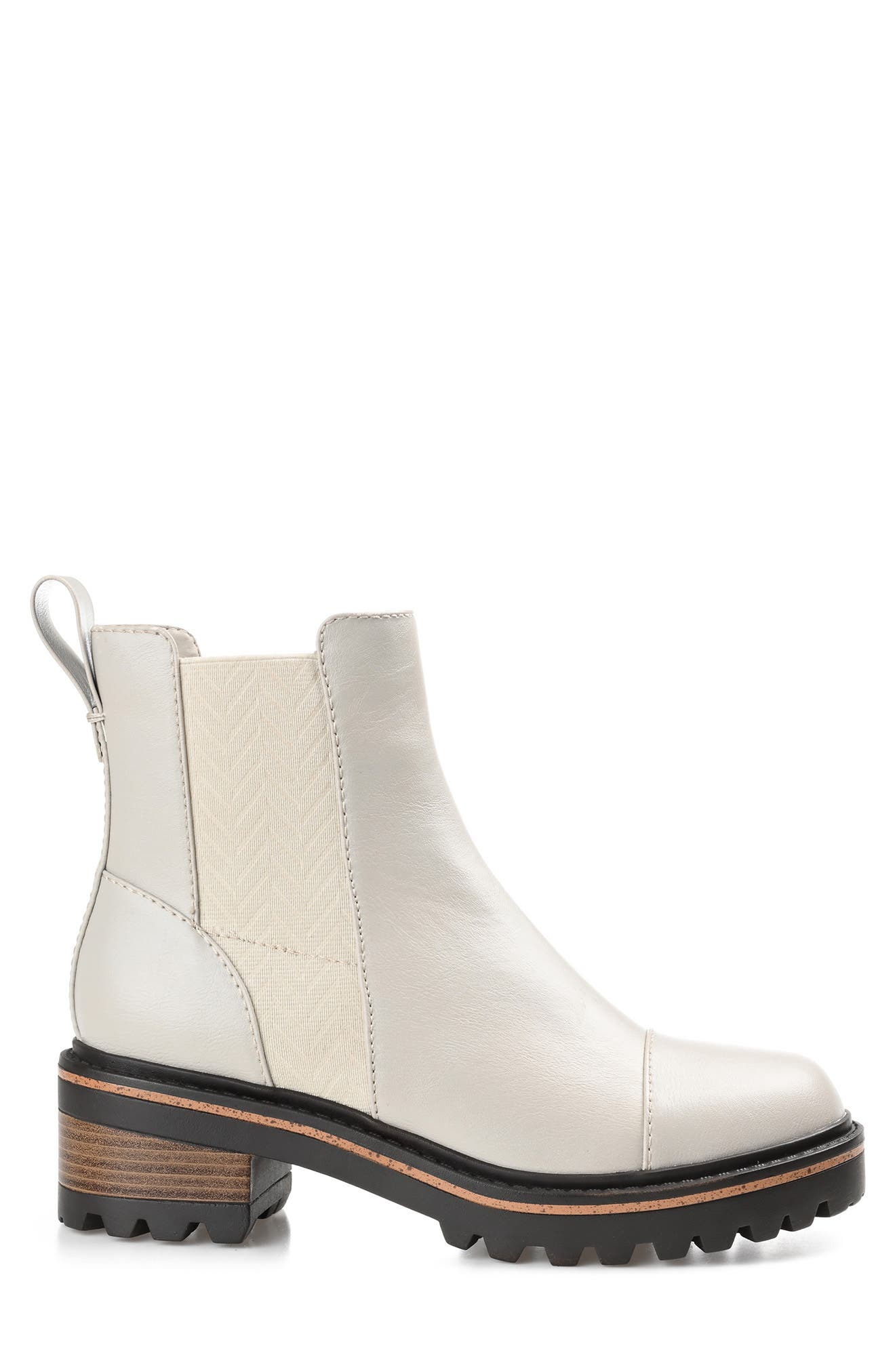 Journee Collection Journee Colleciton Mirette Lug Sole Chelsea Boot, Alternate, color, Grey