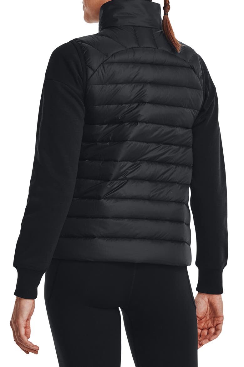 Storm Armour Water Repellent Puffer Vest, Alternate, color, BLACK