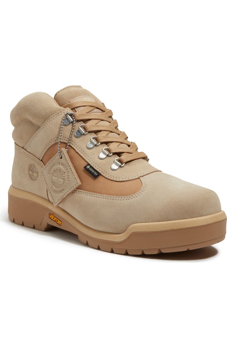 Timberland Field GoreTex<sup>®</sup> Waterproof Boot, Main, color, Medium Beige Suede