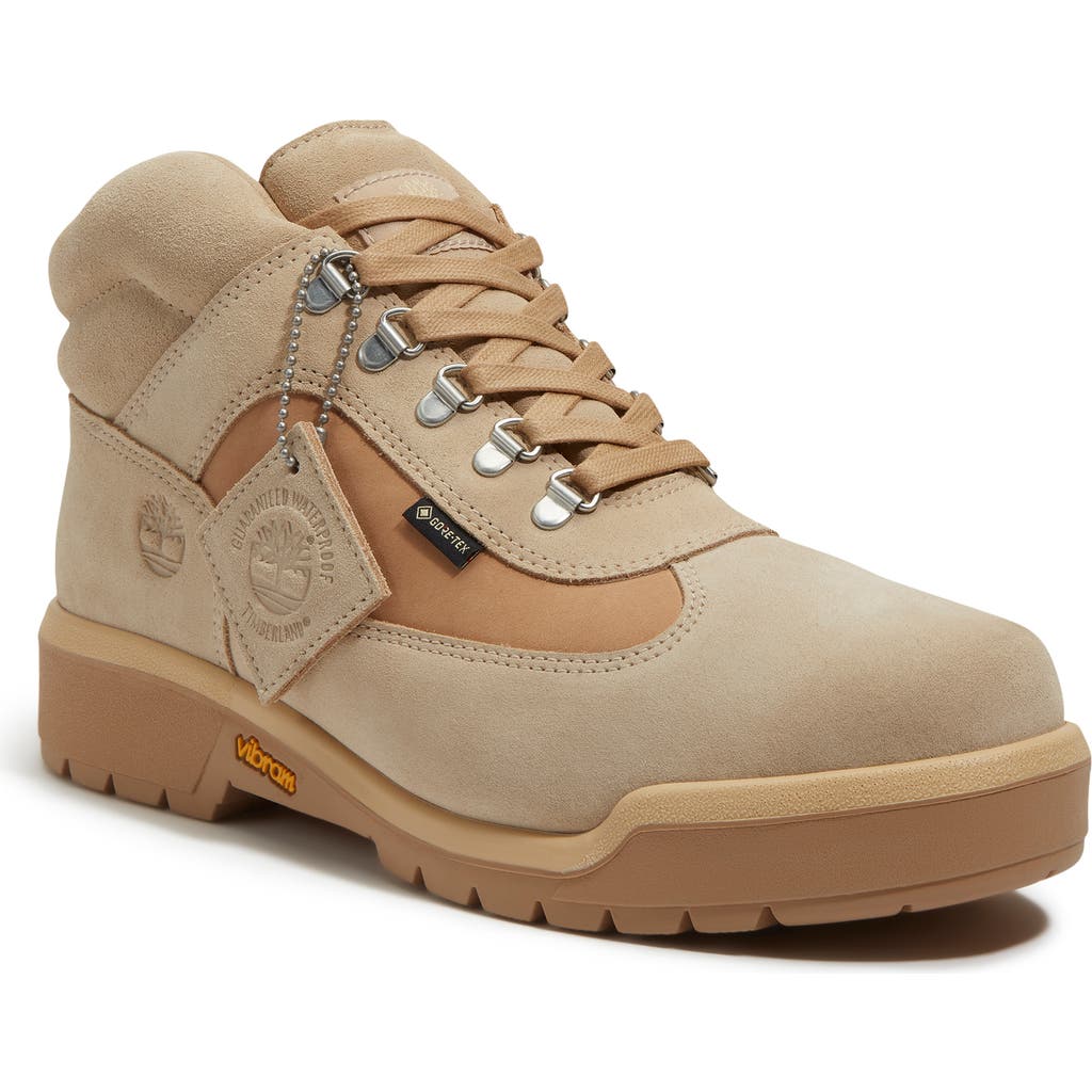 Timberland Field Goretex® Waterproof Boot In Medium Beige Suede