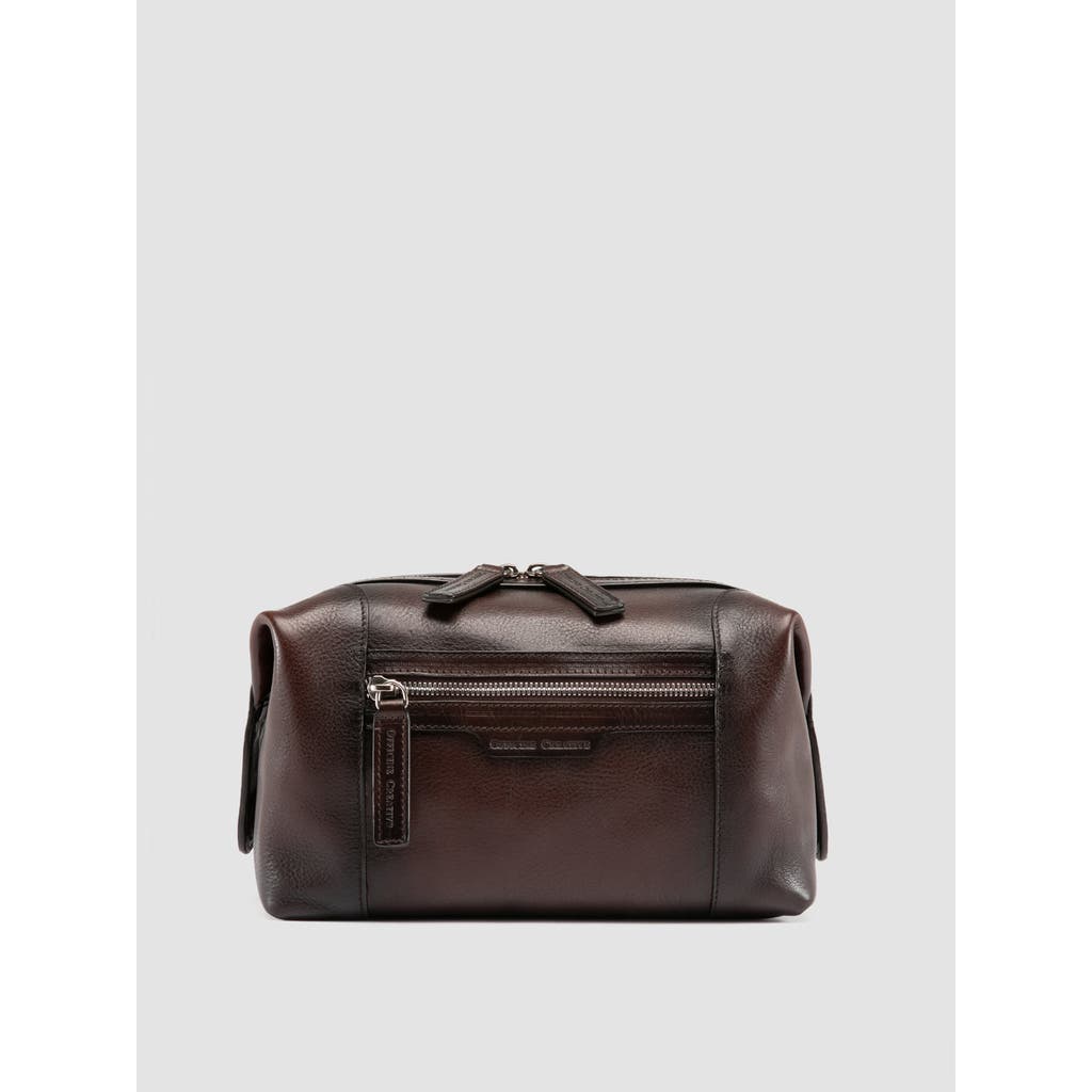 Officine Creative Jules Beauty Bag In Brown