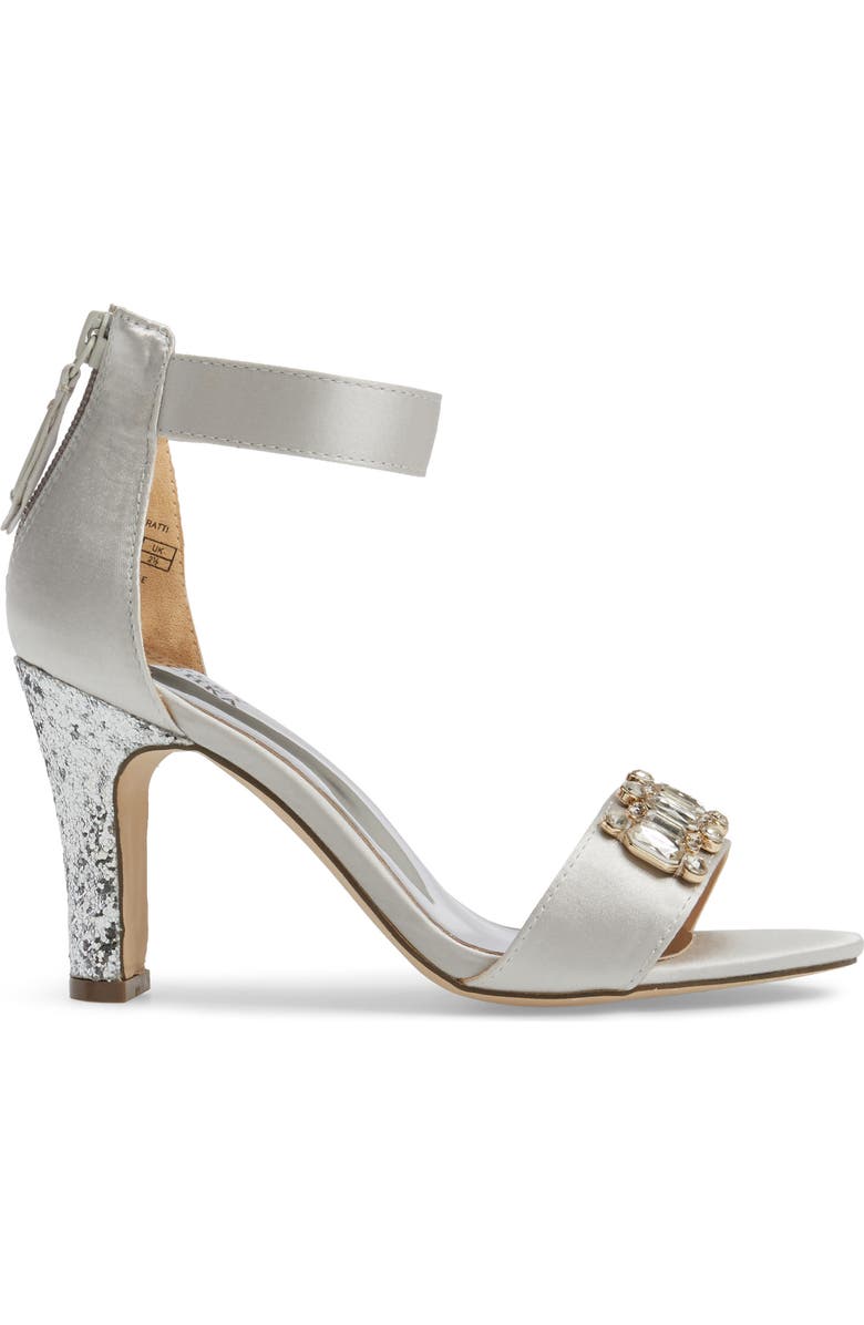 Badgley Mischka Collection Badgley Mischka Kendall Glitterati Sandal, Alternate, color,