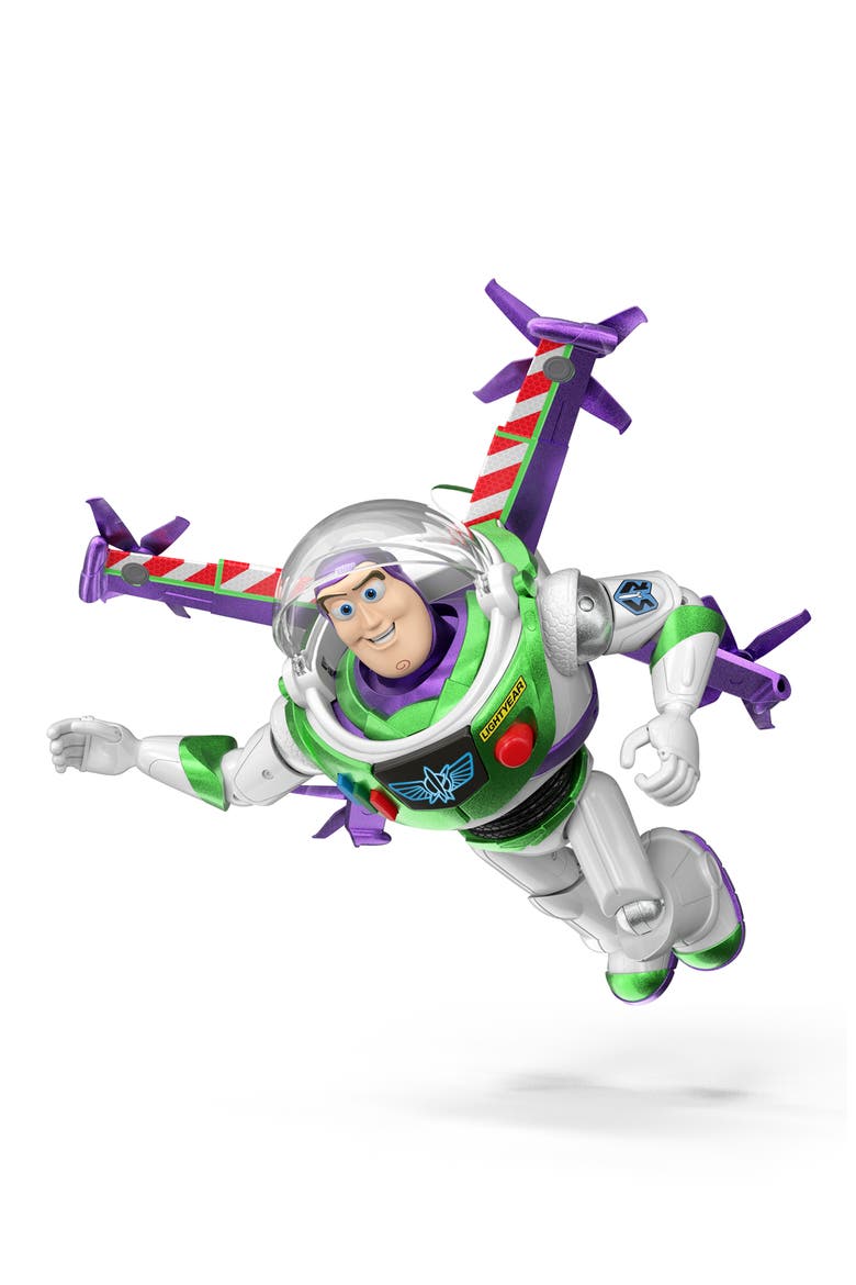 Toy Story 12-Inch Scale Flight Mode Hi-Tech Edition Buzz Lightyear, Main, color, BUZZ LIGHTYEAR
