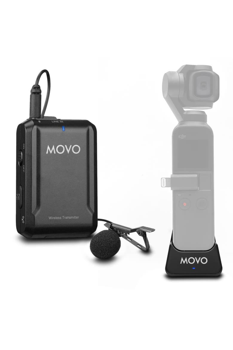 Edge-OP Wireless Lavalier Microphone for Osmo Pocket 1 and 2, Main, color, Black