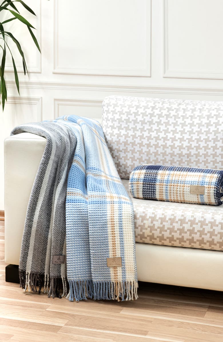 Brooks Brothers Ellen Throw Blanket, Alternate, color, 