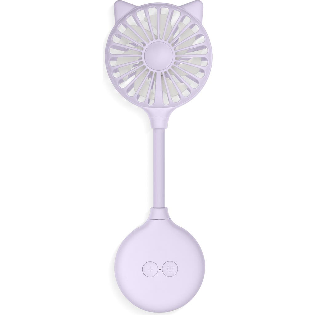Zadro Cat Ear Beauty Fan With Suction Cup Mount in Lavender  product