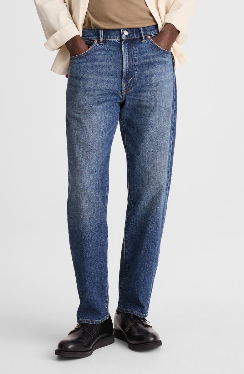 Madewell Relaxed Taper Jeans, Main, color, Casner Wash