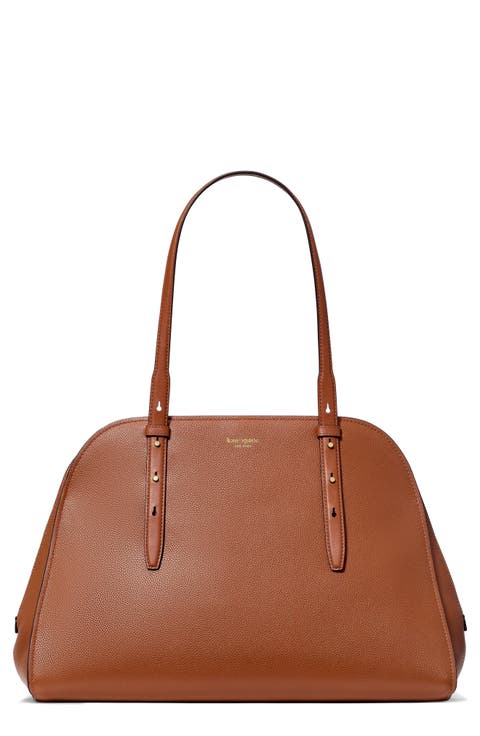 do it all pebble leather maise carryall tote