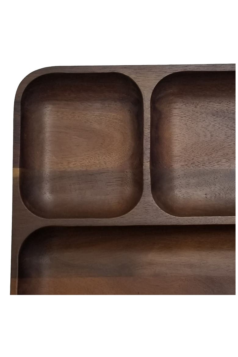 Acacia Wood Tray, Alternate, color, NATURAL