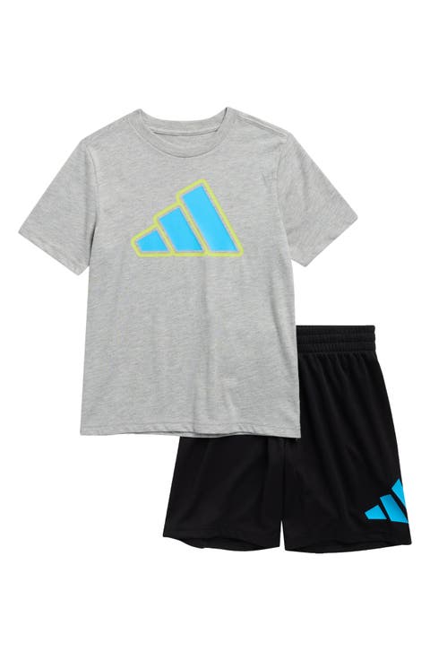 Kids' Logo T-Shirt & Mesh Shorts Set (Big Kid)
