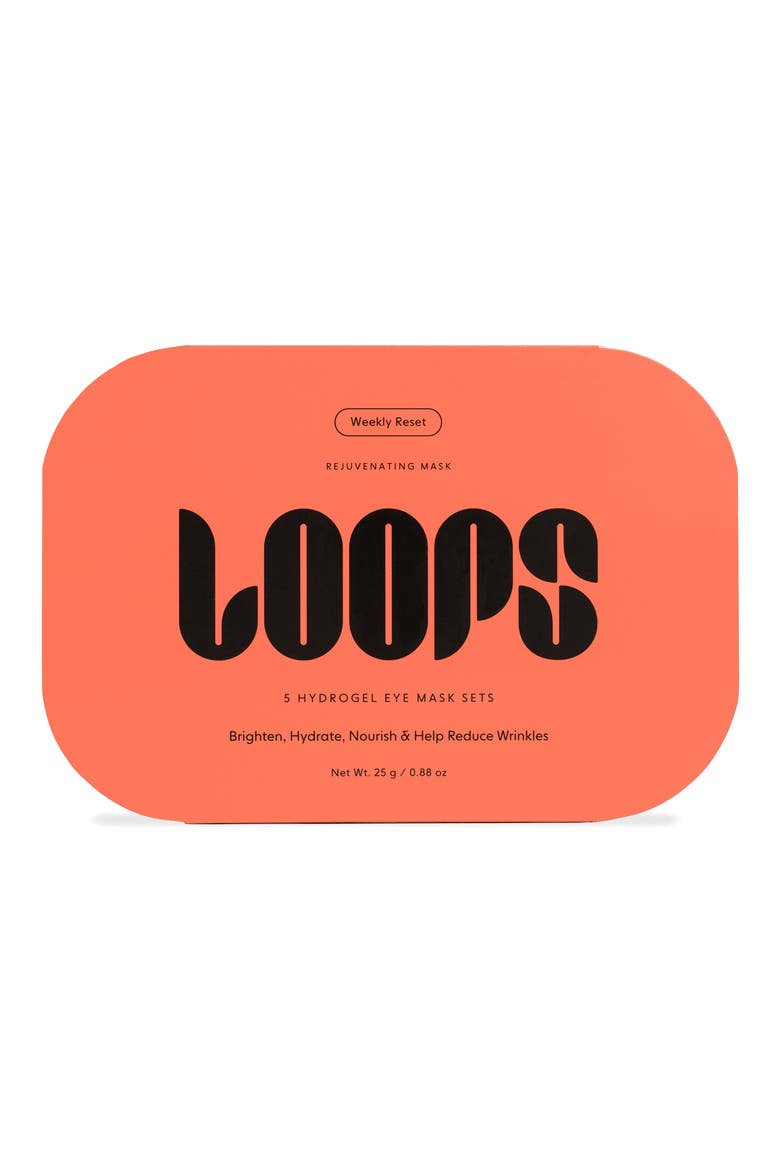 Weekly Reset 5-Pack Eye Masks, Main, color, ORANGE