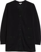 Lafayette 148 New York Three-Pocket Long Cardigan