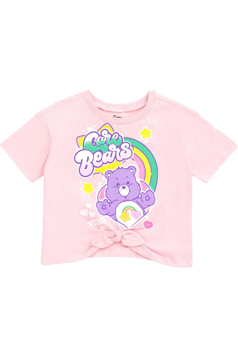 Best Friend Bear T-Shirt and French Terry Shorts Set, Alternate, color, Care Bears Pink