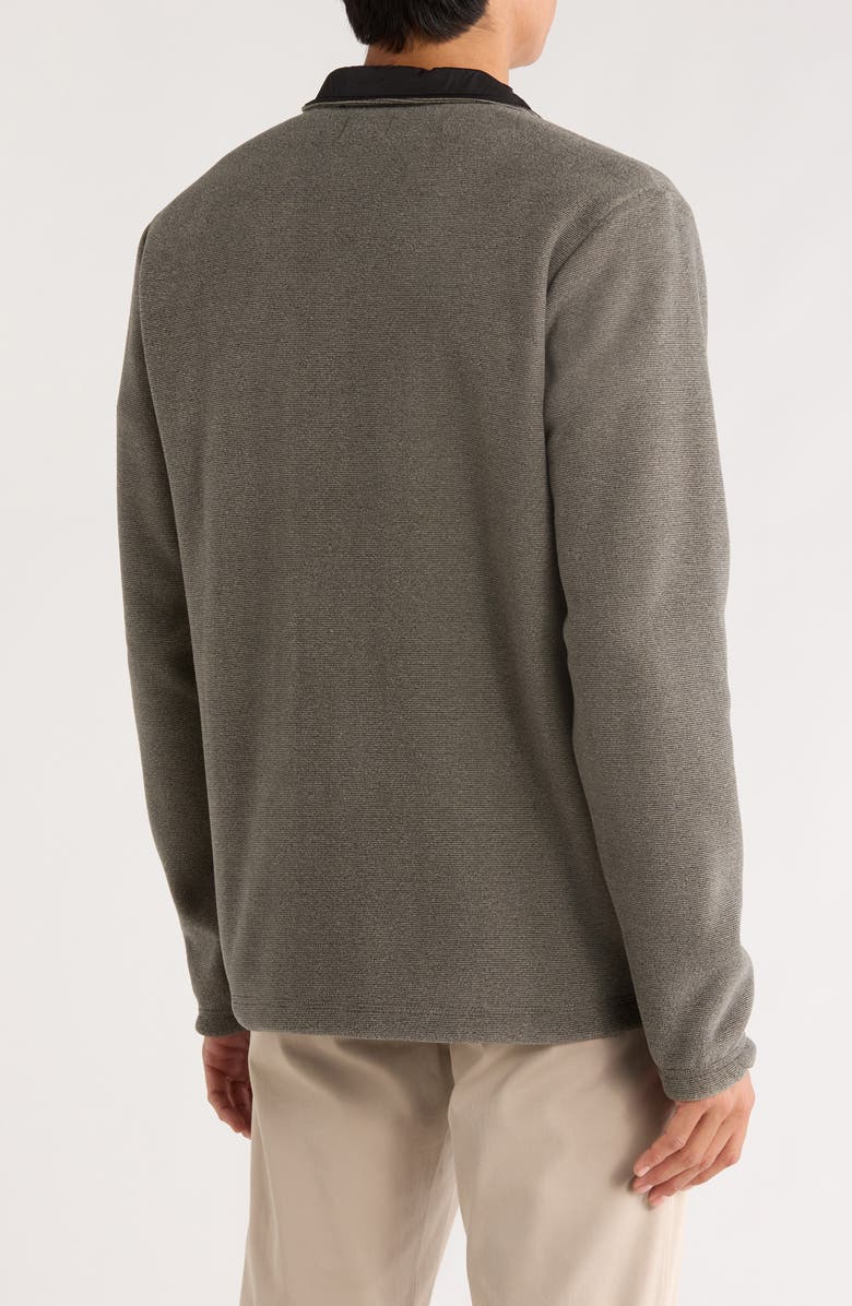 Hurley Mixed Media Full Zip Jacket, Alternate, color, Iguana