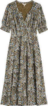 Seasalt Cornwall Fenil Floral Midi Dress