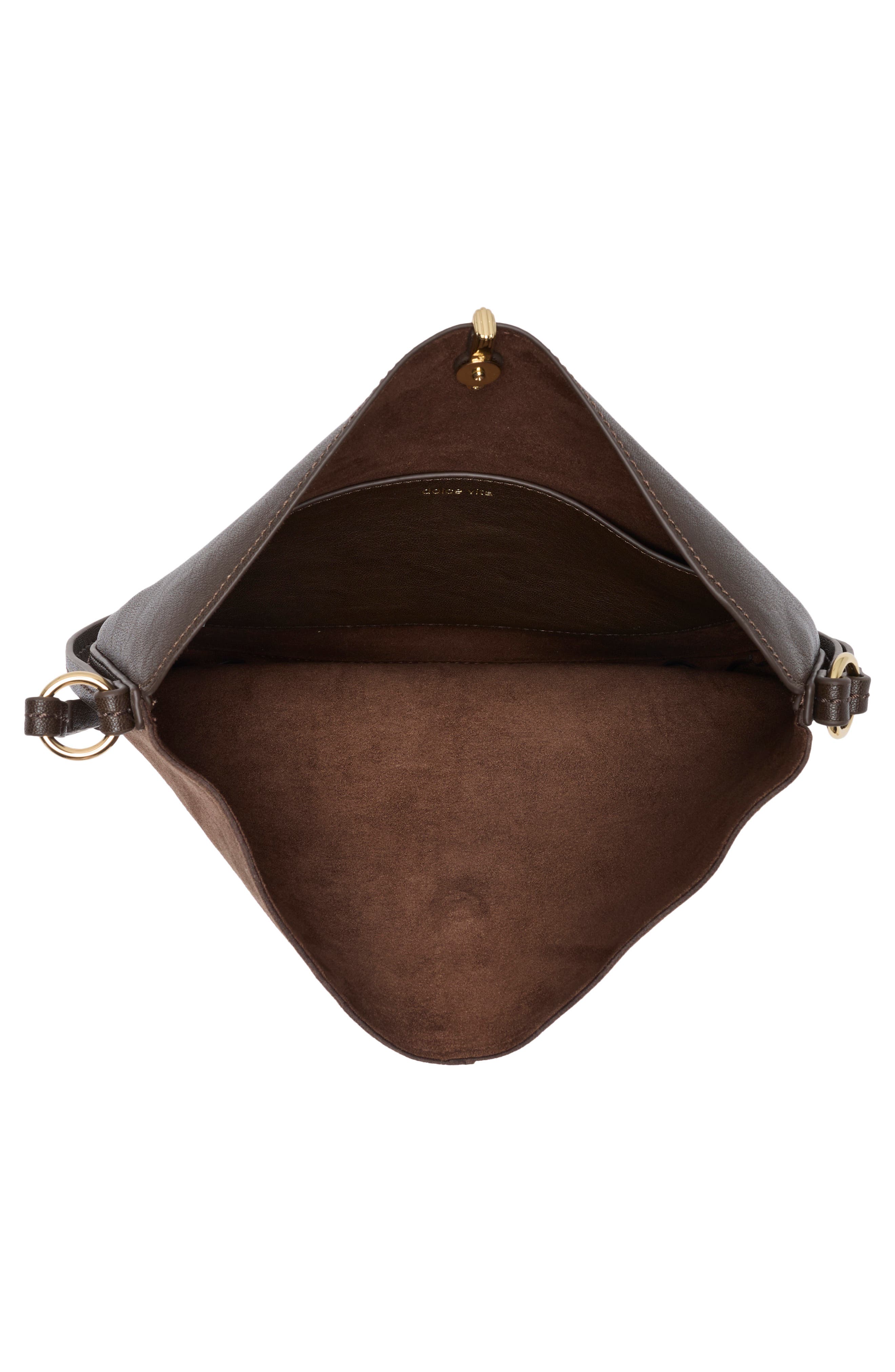 Crossbody Bag, Alternate, color, ESPRESSO SUEDE