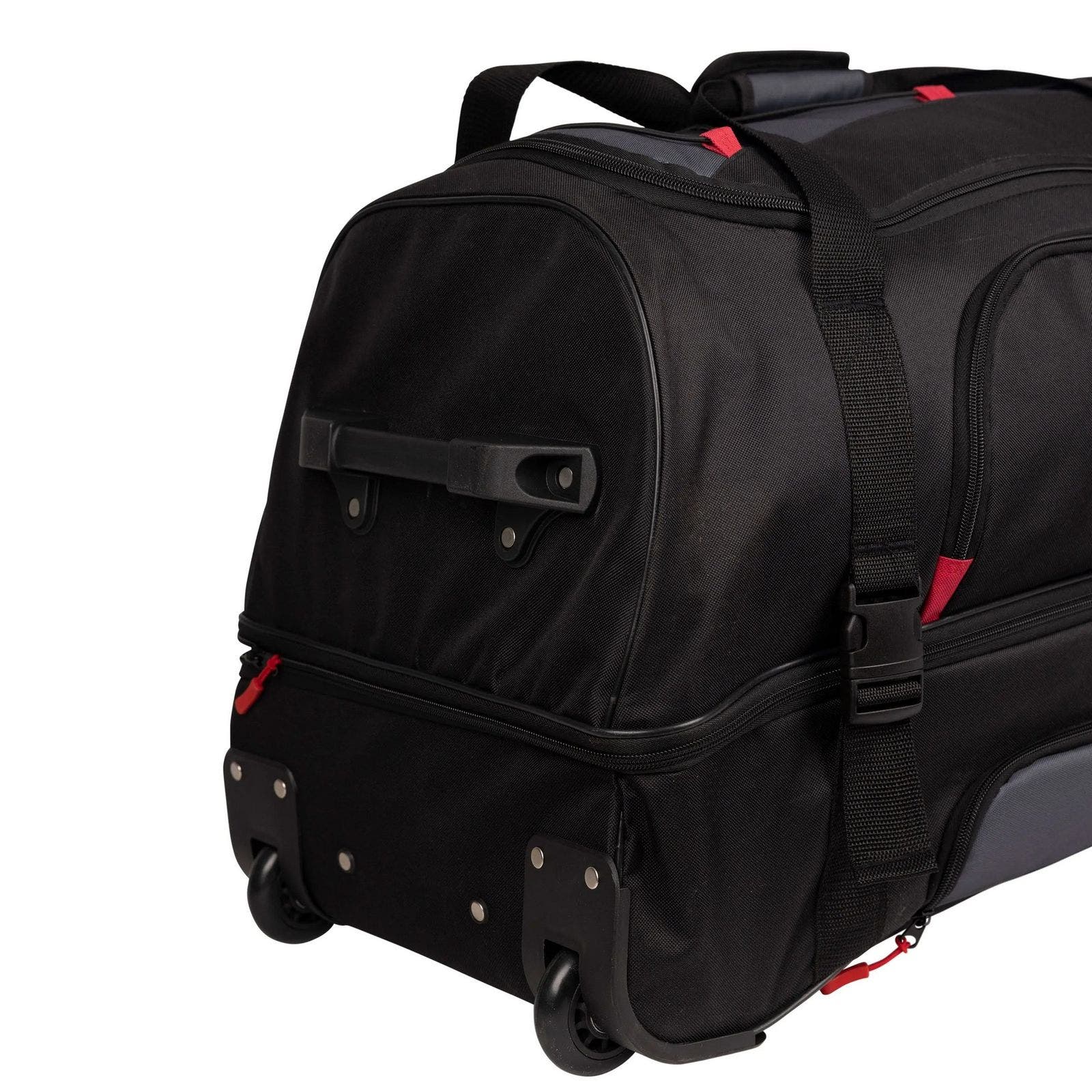 Fero 100L Wheeled Duffel Bag, Alternate, color, Black
