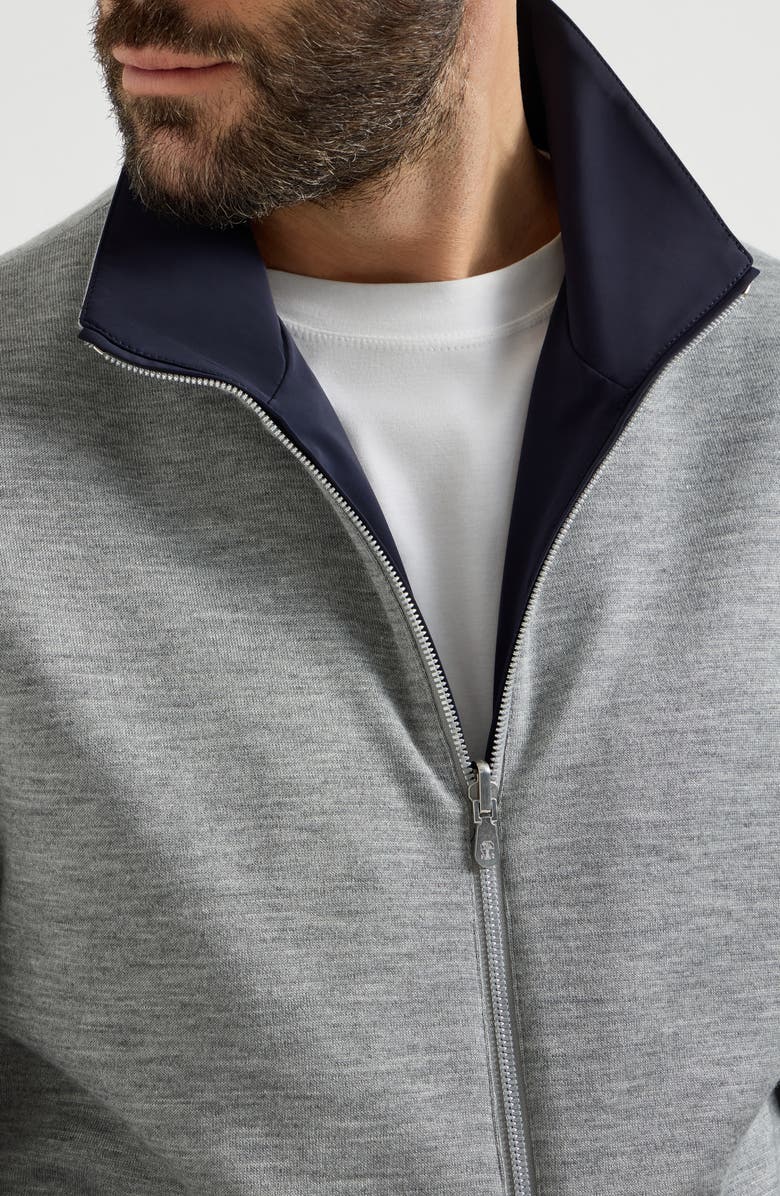 Brunello Cucinelli Reversible jacket, Alternate, color, Navy Blue