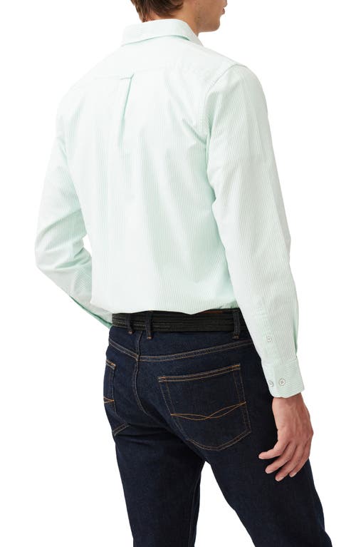 Rodd & Gunn Gunn Oxford Stripe Sports Fit Shirt In Spearmint
