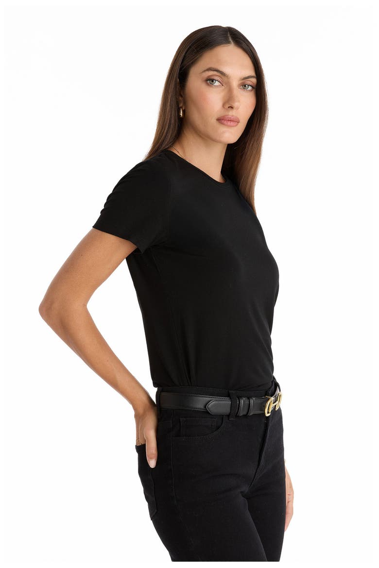 Amaya Ultra-Soft T-Shirt, Alternate, color, Black