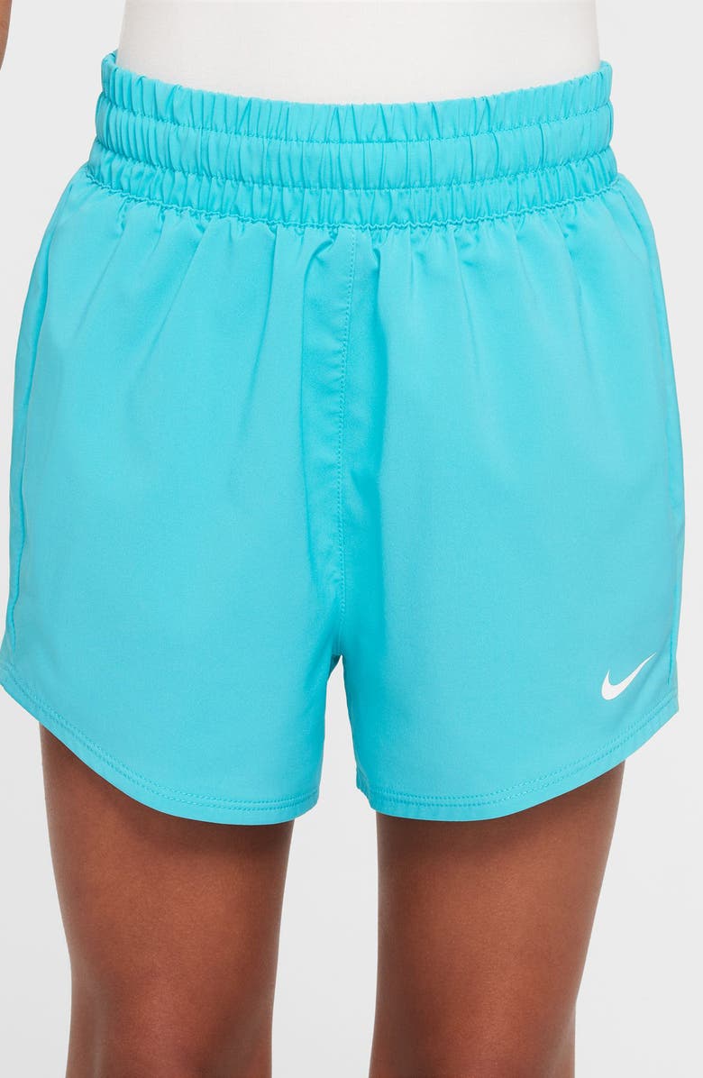 Nike Kids' Dri-FIT One Training Shorts, Alternate, color, 345 Dstcac/White