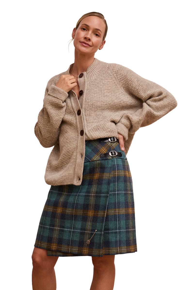 Celtic & Co. The British Celt Kilt, Alternate, color, Teal / Ochre Tartan