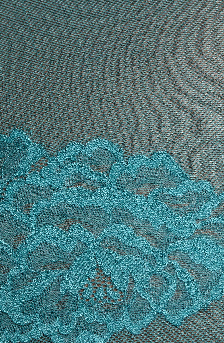 Natori Flora Boyshorts, Alternate, color, Alpine