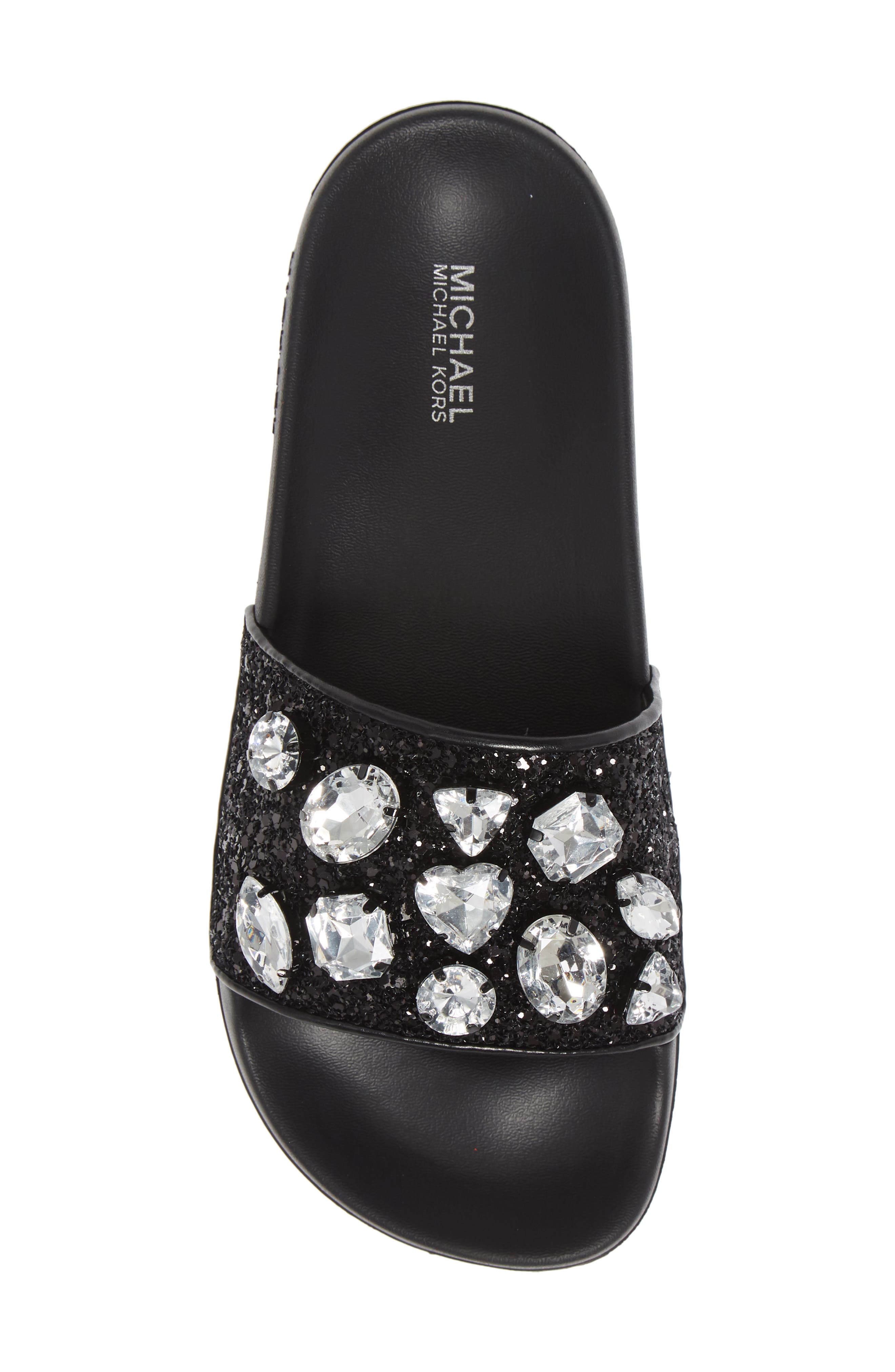 Gilmore Slide Sandal, Alternate, color, BLACK