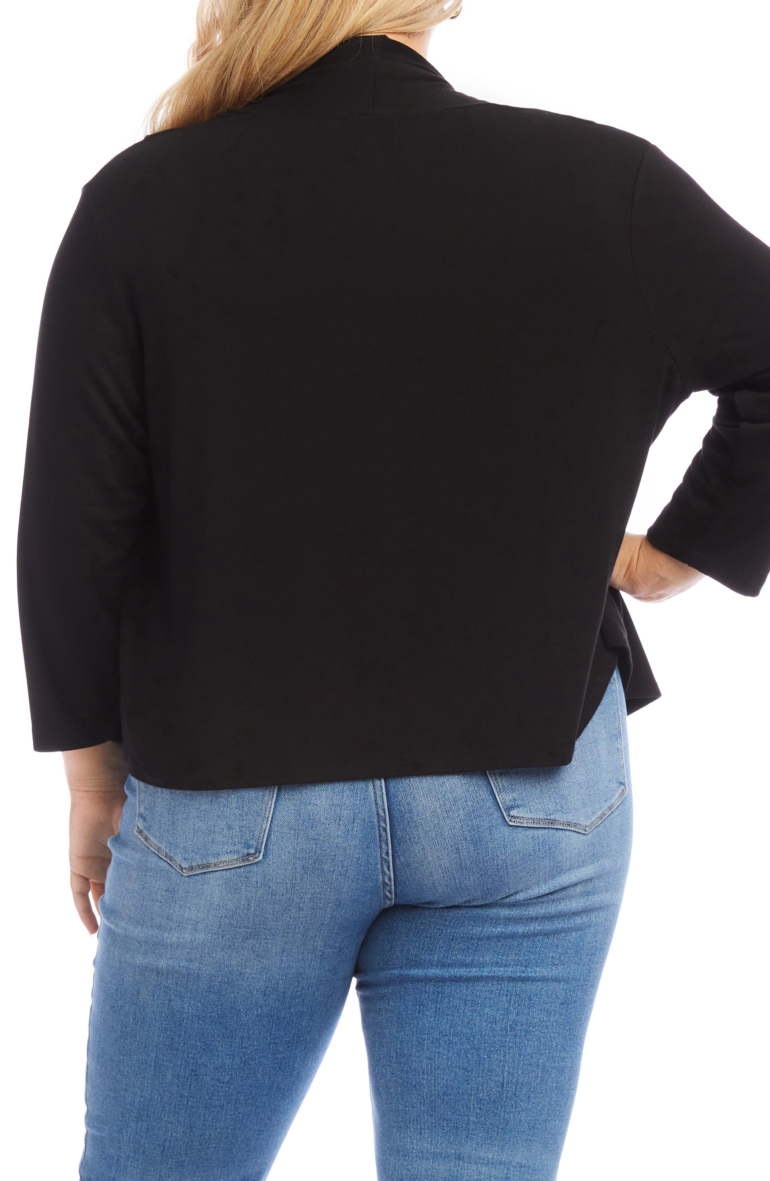 Calli Draped Open Front Cardigan - image 2