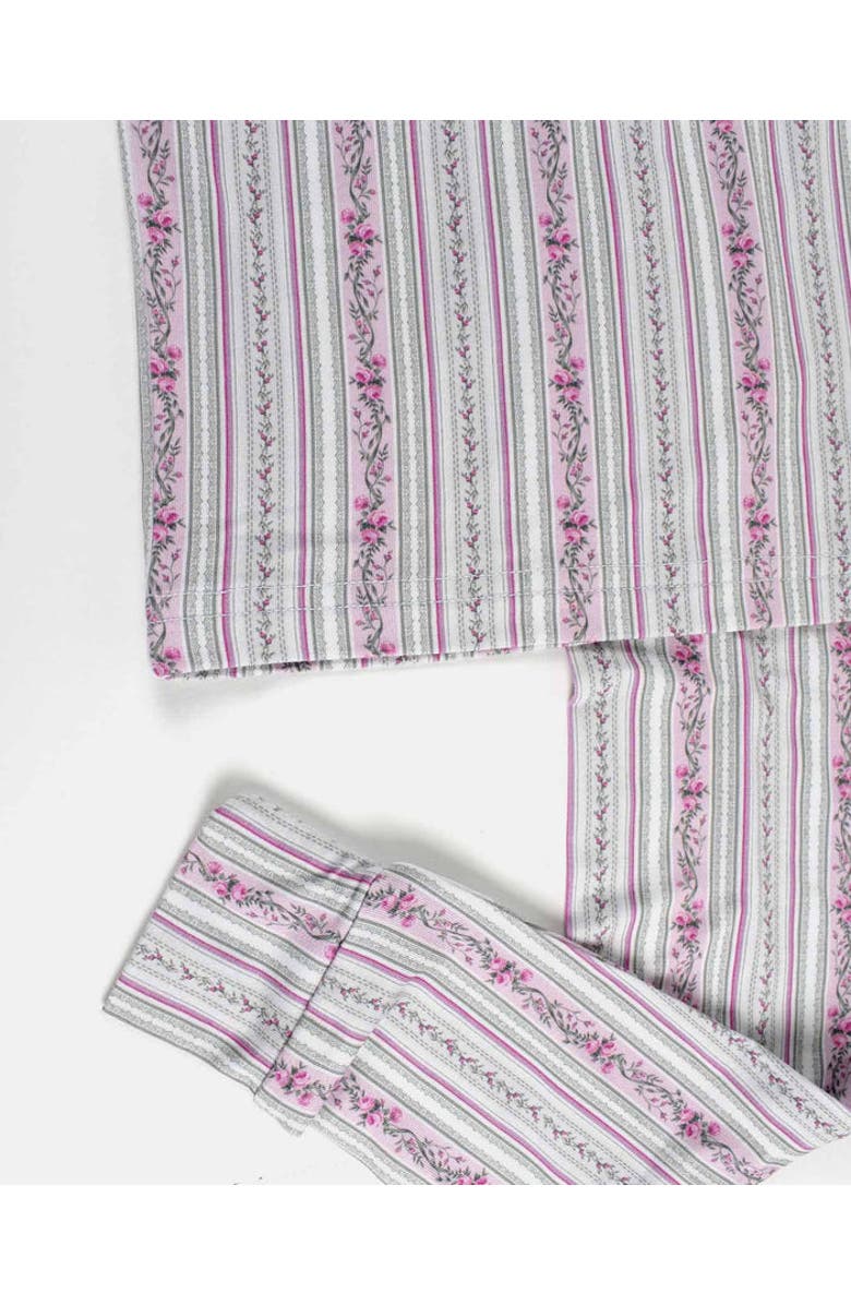 Lev Baby Victorian Floral Toddler Lounge, Alternate, color, Purple