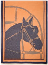 SAACHI Horse Lover Reversible Print Scarf