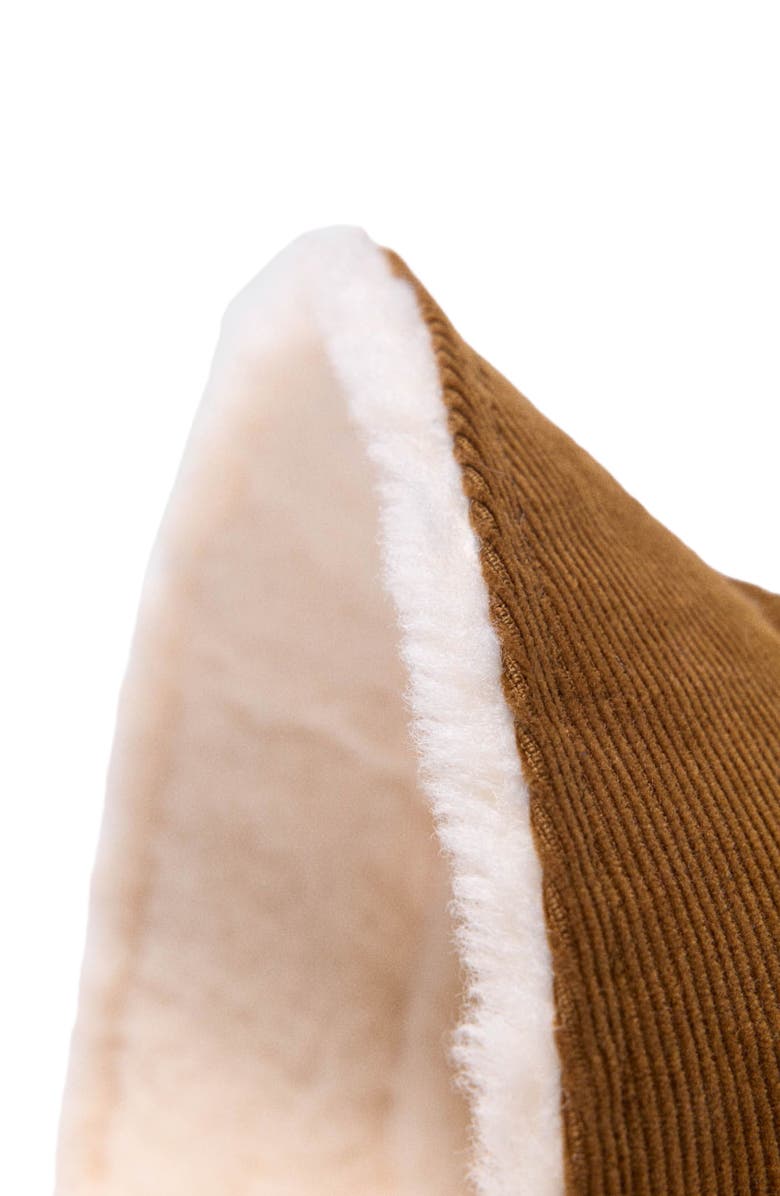 maje Reversible corduroy bucket hat, Alternate, color, Brown