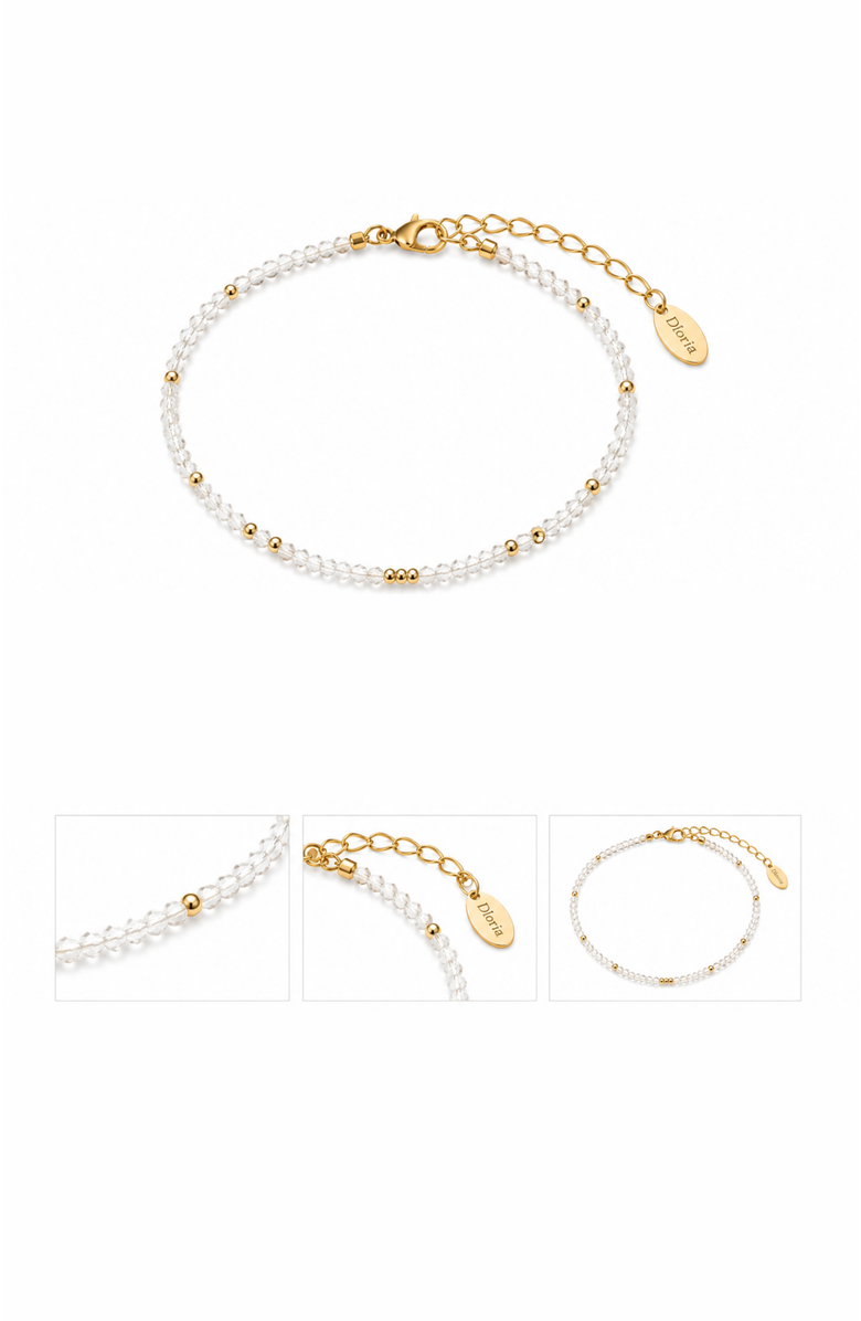 DLORIA Sea Mist Beaded Bracelet, Alternate, color, White