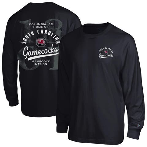 Men's Champion Black South Carolina Gamecocks Laminated All-Star Long Sleeve T-Shirt