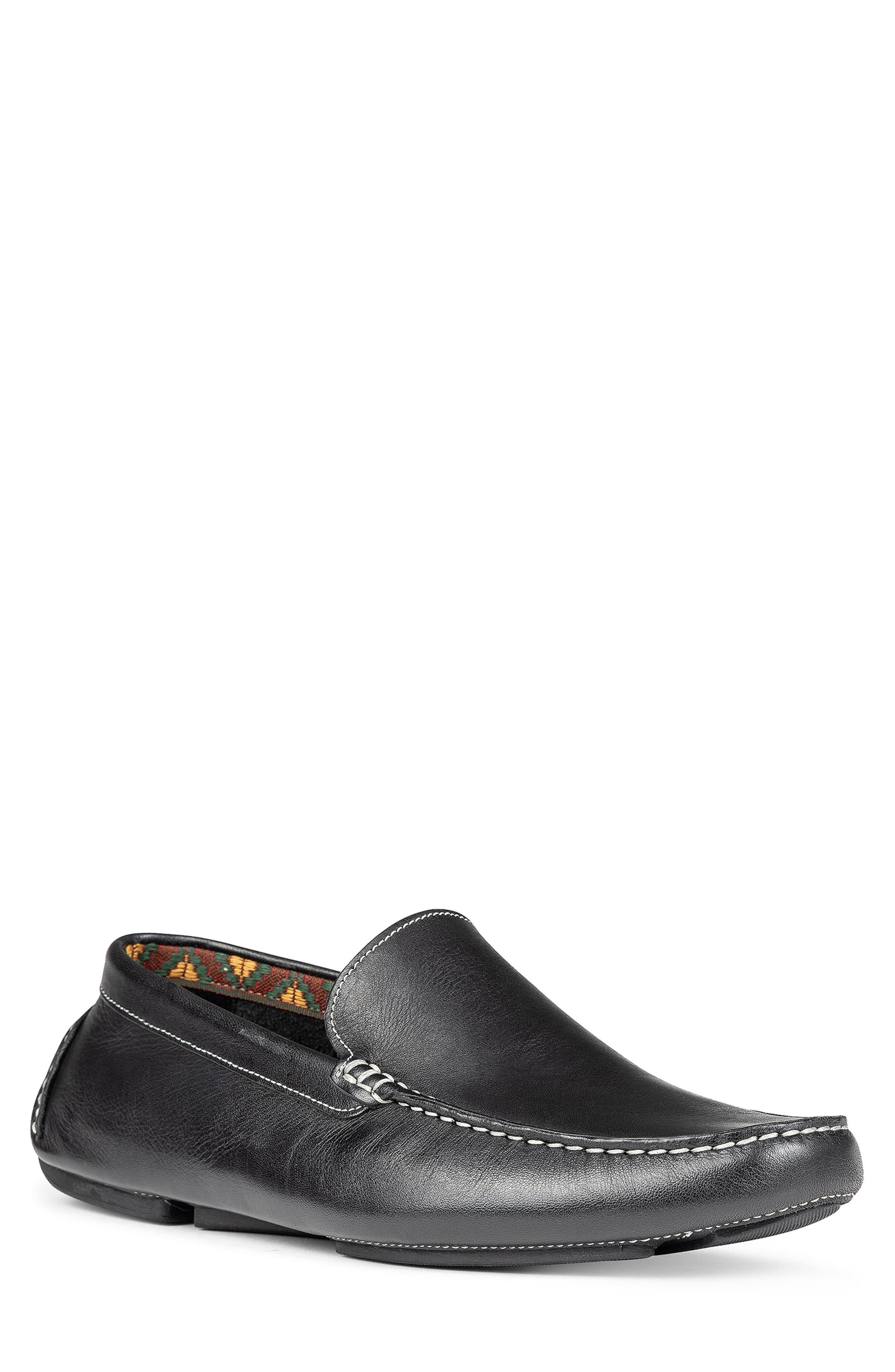 Donald Pliner Moc Toe Driver, Main, color, Black
