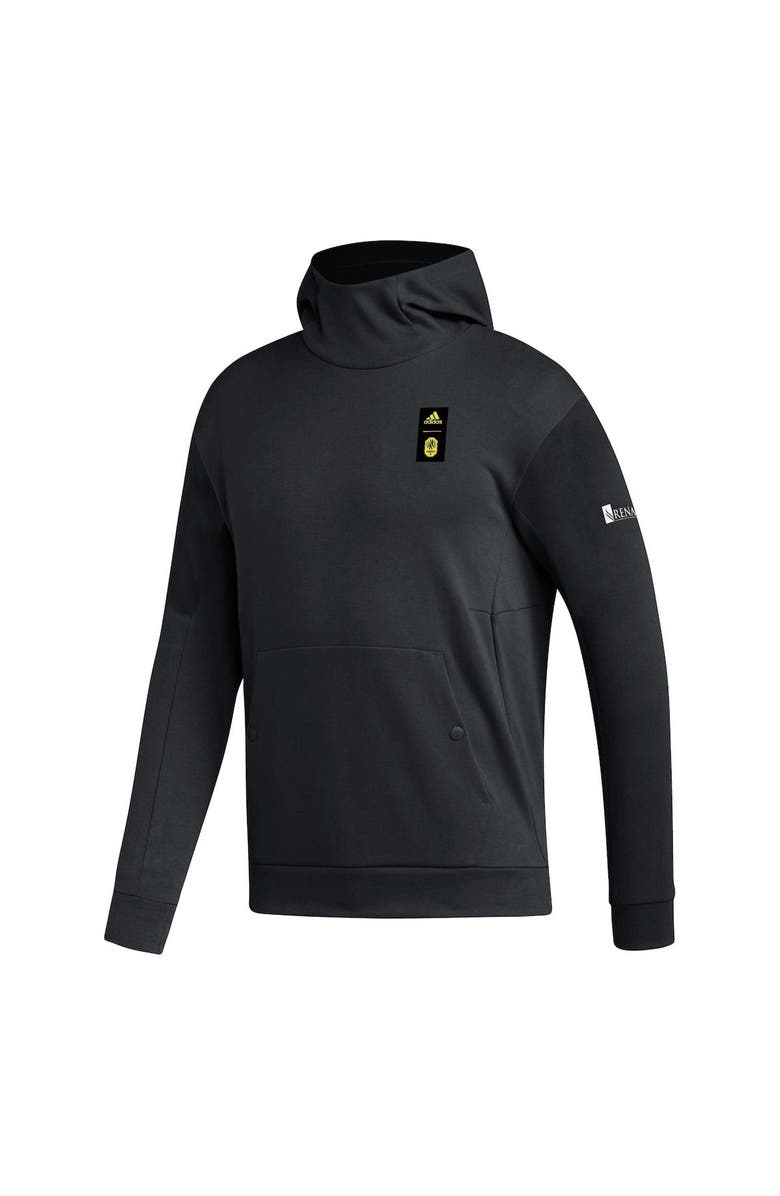 adidas Men's adidas Black Nashville SC 2023 Player Travel Pullover Hoodie, Alternate, color, 