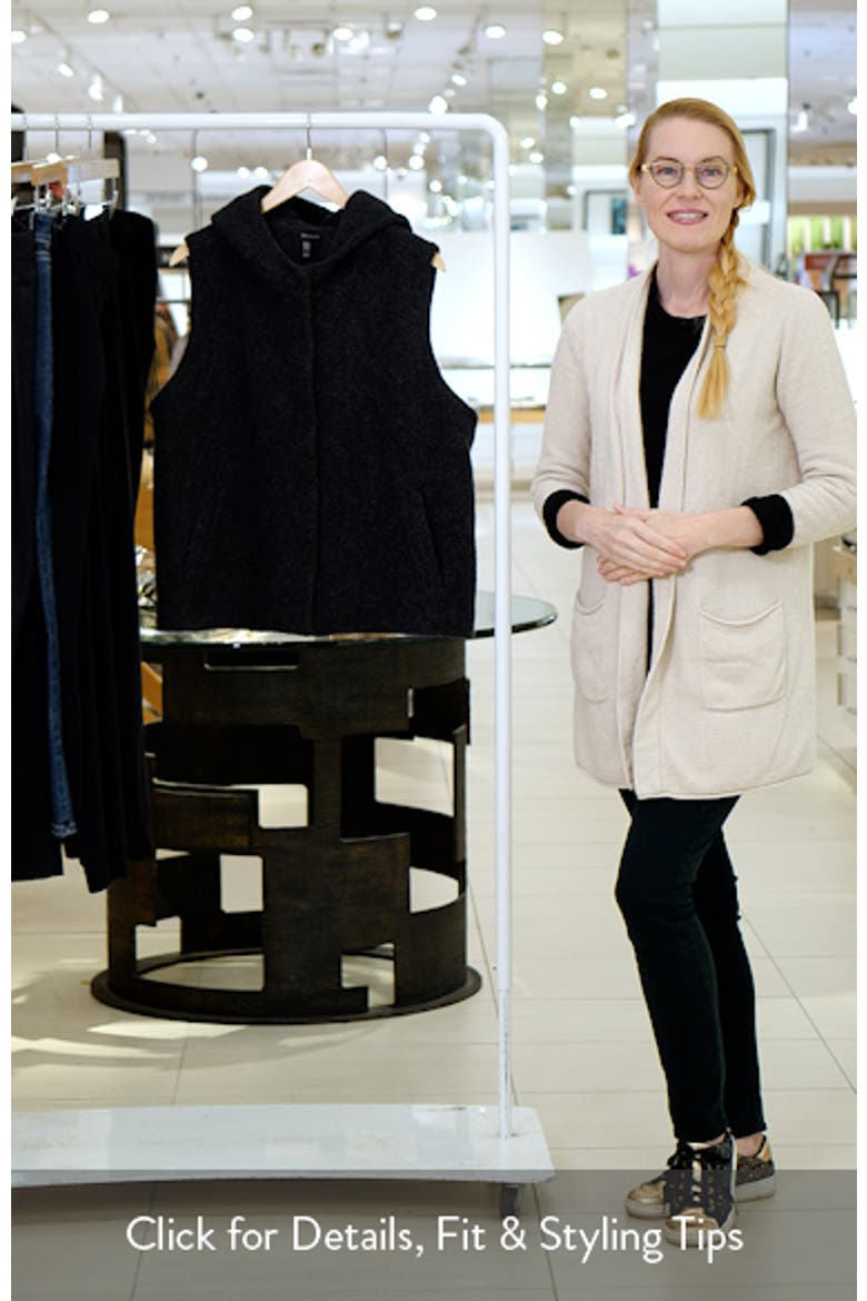 Wool Blend Hooded Vest video