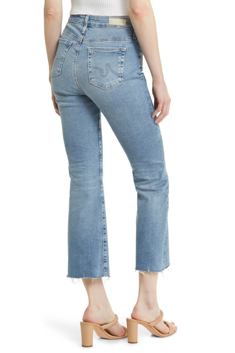 Farrah High Waist Crop Bootcut Jeans, Alternate, color, IMPACT