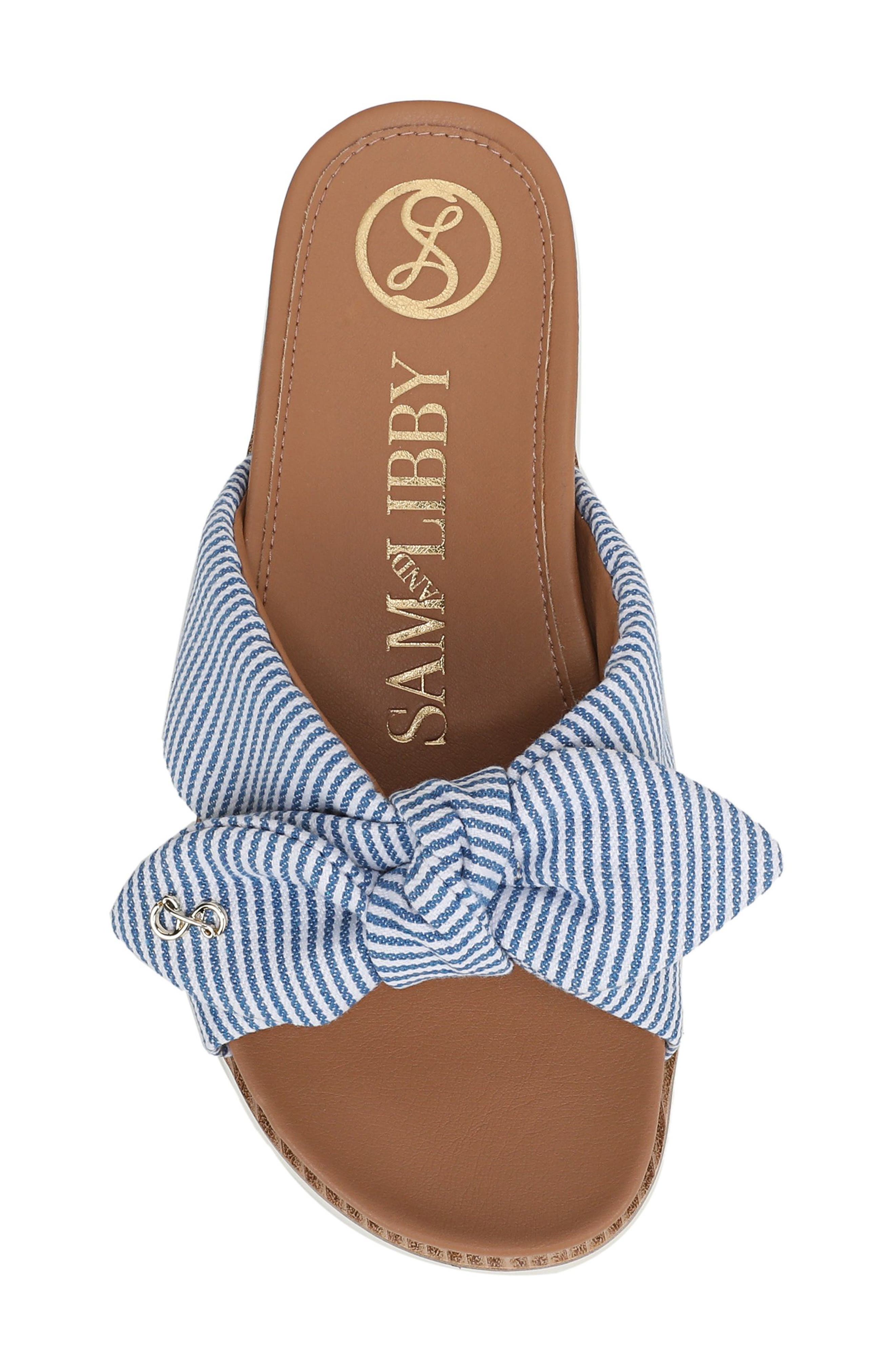SAM & LIBBY Astrid Slide Sandal, Alternate, color, Sky Blue