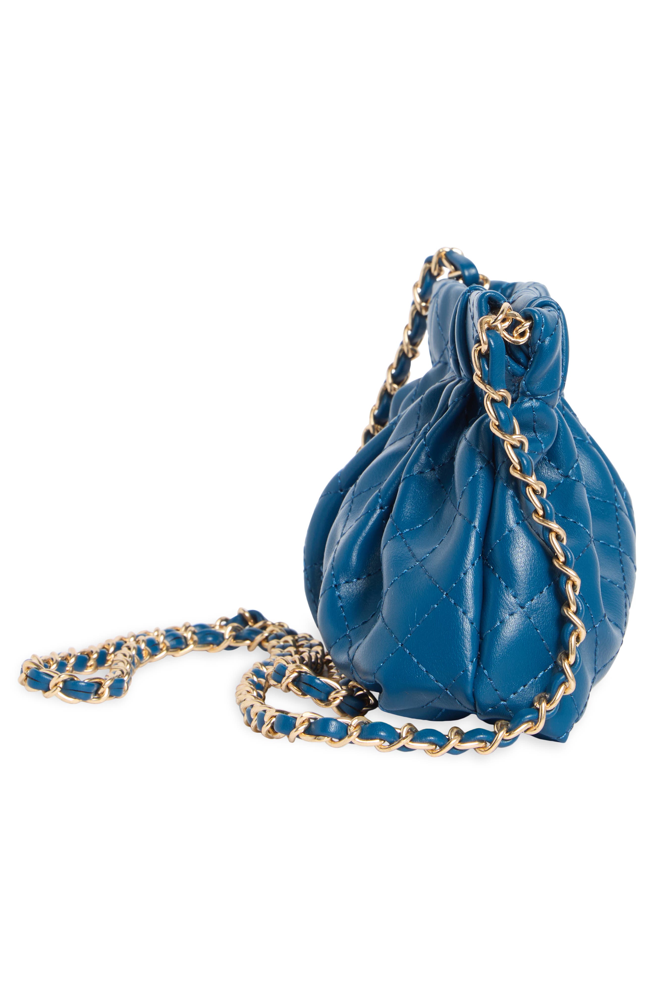 Quilted Crossbody Bag, Alternate, color, DENIM
