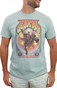 Marvel Men's Marvel No One Cares Retro Poster Graphic T-Shirt
