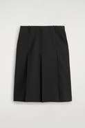 COS Box-pleat Wool Midi Skirt