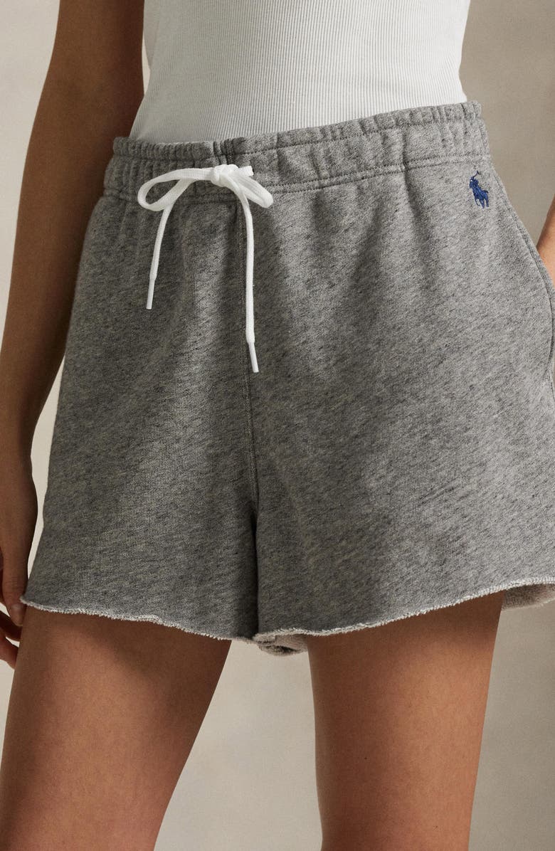 Polo Ralph Lauren Lightweight Fleece Drawstring Shorts, Alternate, color, 