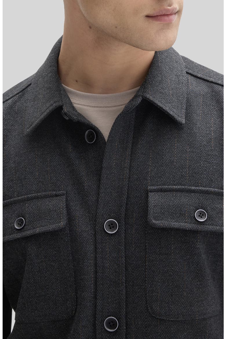 Gibbs Button Front Jacket, Alternate, color, GRAPHITE