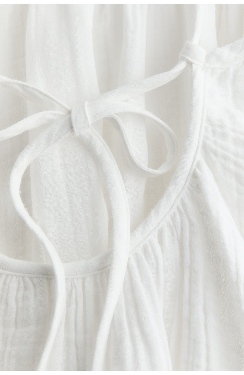 H&M Muslin beach dress, Alternate, color, White