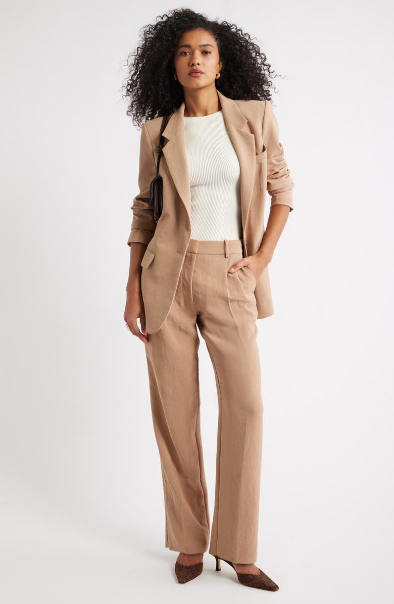 Open Edit The Curator Trousers, Alternate, color, Tan Portabella