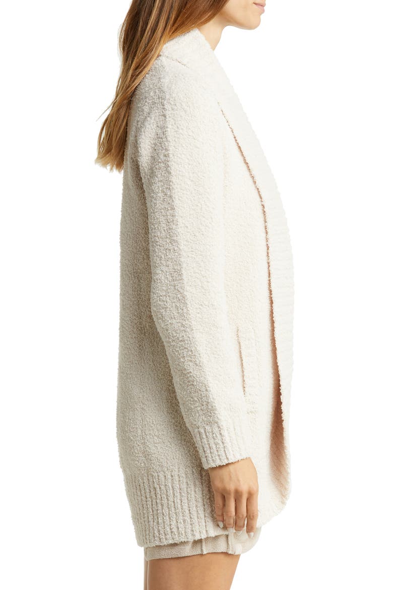 CozyChic™ Chenille Circle Cardigan, Alternate, color, SEASHELL