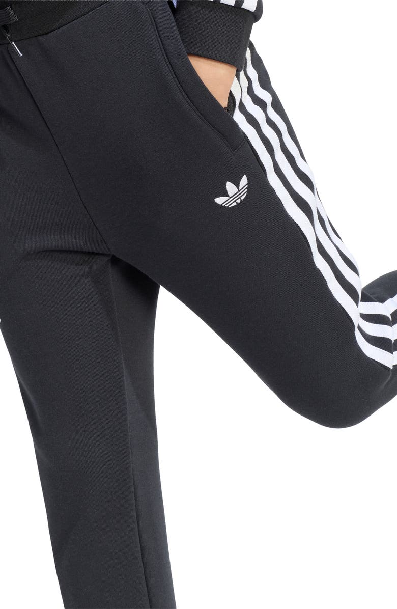 adidas Originals x Disney Kids' Goofy Crewneck Sweatshirt & Joggers Set, Alternate, color, Black/ White