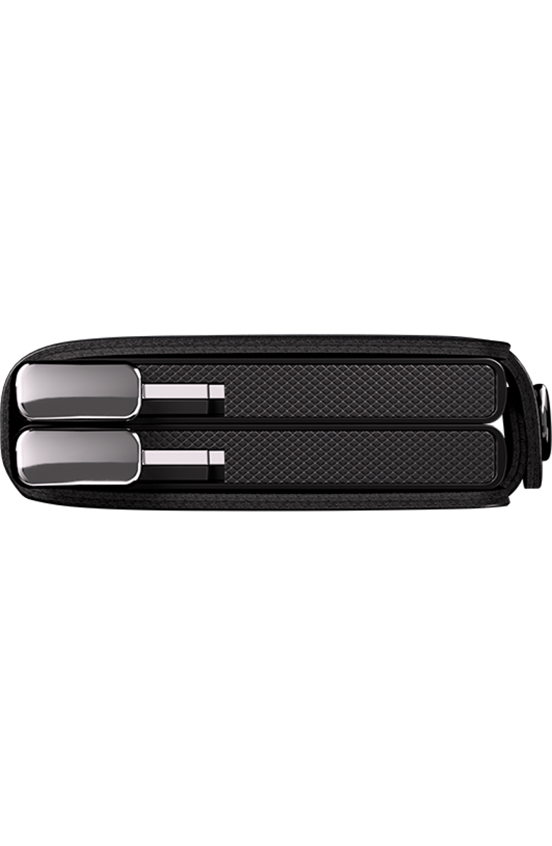 Secrid Premium Twinwallet+ Embossed Lines, Alternate, color, Black