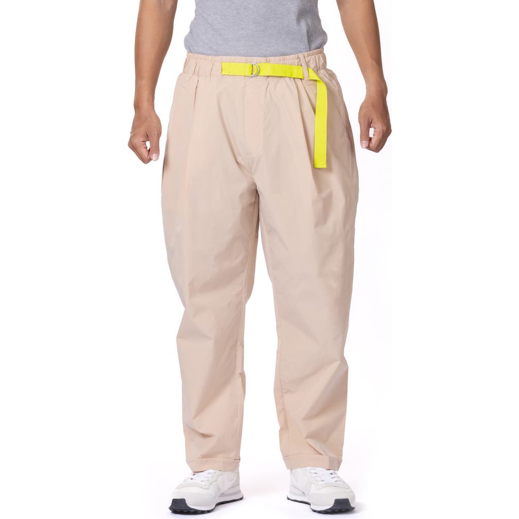 Vast Featherlight Loose Fit Belted Pants In Hazelnut